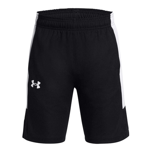 Black - Front - Under Armour Boys Zone 7 Athletic Shorts