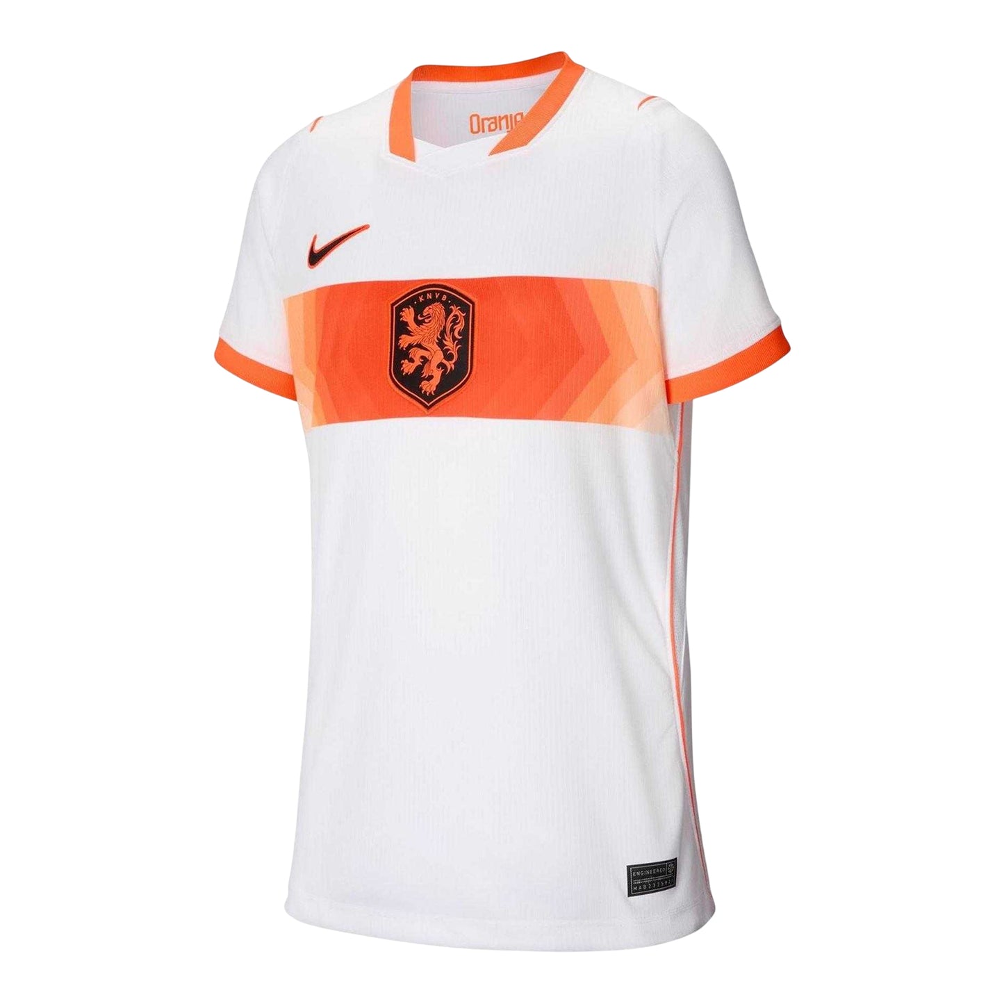 White-Red - Front - Nike Childrens-Kids Fifa World Cup 2026 Netherlands FC Football Shirt