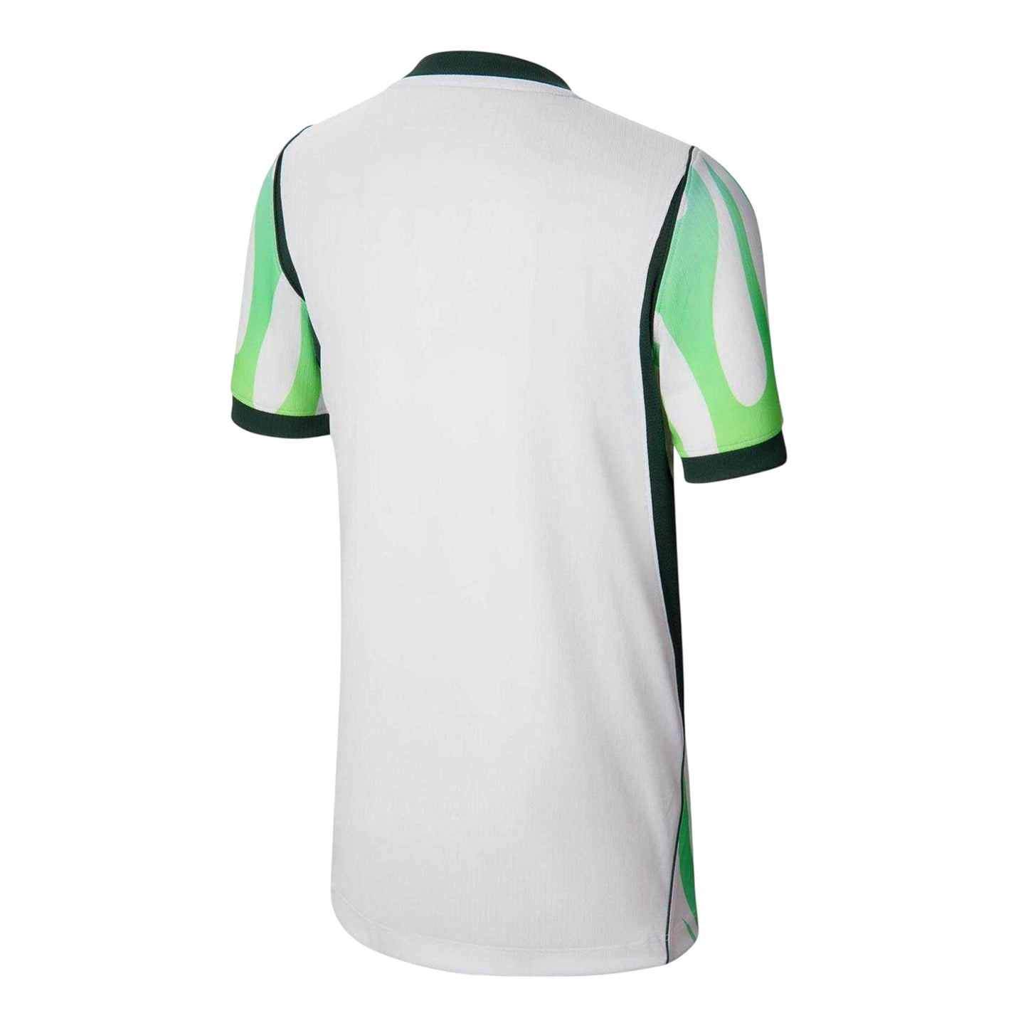 White-Green - Back - Nike Childrens-Kids Fifa World Cup 2026 Nigeria FC Dri-FIT Away Shirt