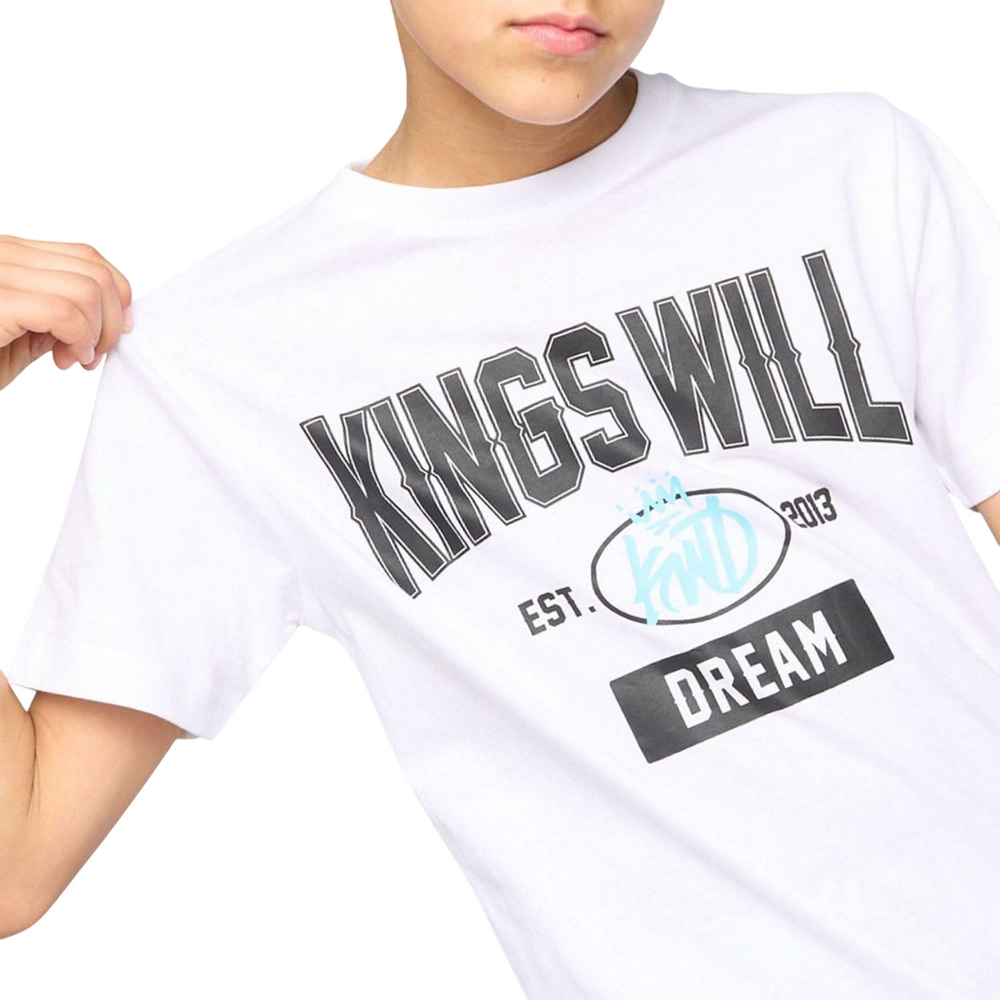 White - Side - Kings Will Dream Boys Knockout T-Shirt