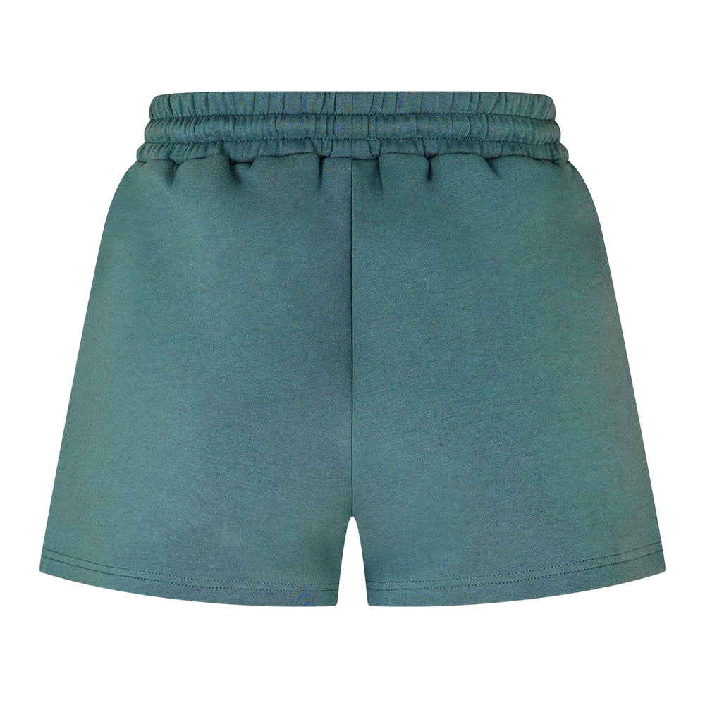 Green - Back - Red Run Womens-Ladies Skyline Sweat Shorts