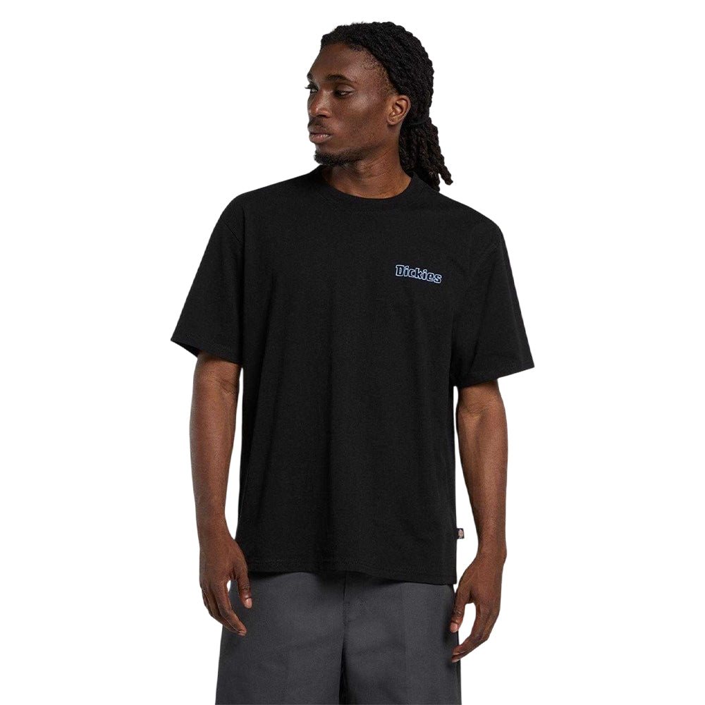 Black - Front - Dickies Mens Graphic Print T-Shirt
