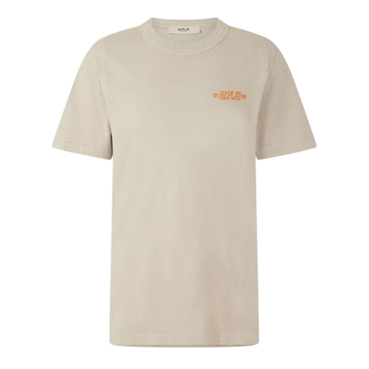 Grey - Front - Replay Mens Regular T-Shirt