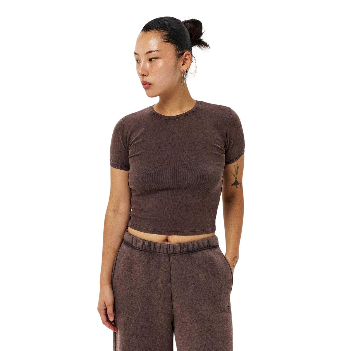 Cherry-Truffle Brown - Lifestyle - Represent Womens-Ladies Slim T-Shirt