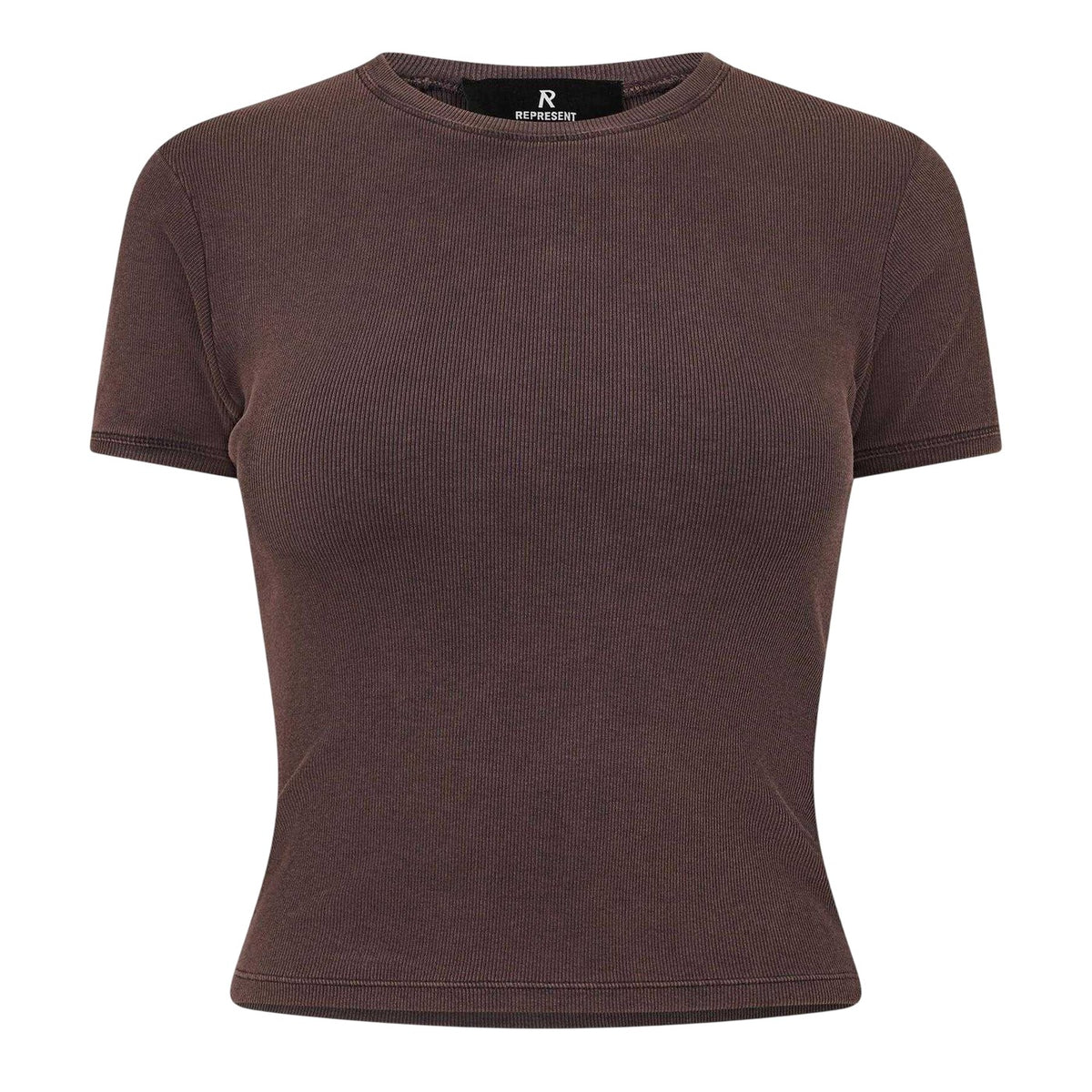 Cherry-Truffle Brown - Front - Represent Womens-Ladies Slim T-Shirt