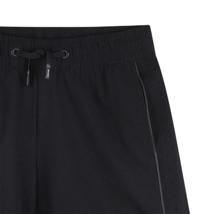 Black - Side - Hugo Childrens-Kids Nylon Shorts