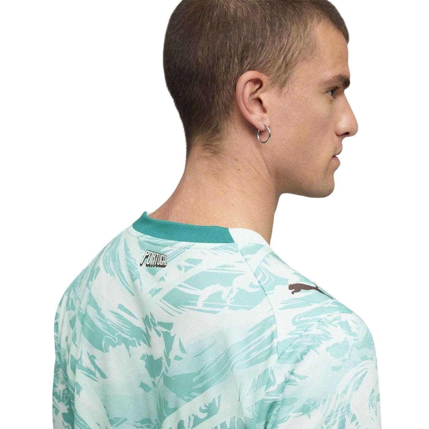 White-Green - Side - Puma Mens Fifa World Cup 2026 Portugal FC Away Shirt