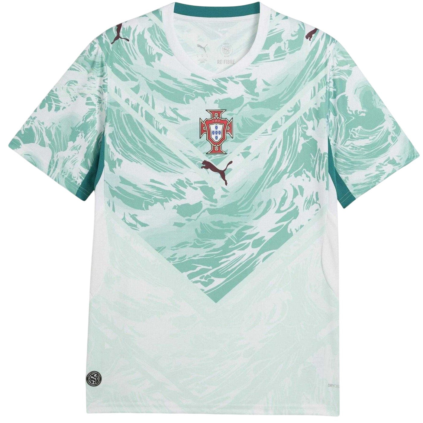 White-Green - Front - Puma Mens Fifa World Cup 2026 Portugal FC Away Shirt