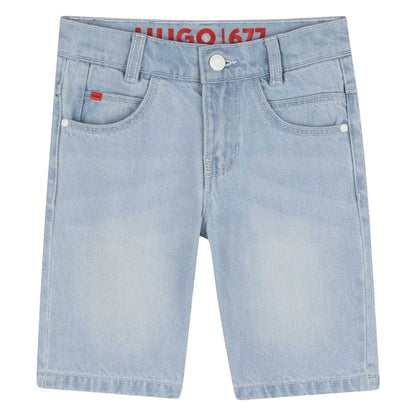 Bleach - Front - Hugo Childrens-Kids 677 Denim Shorts