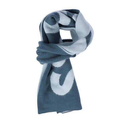 Turquoise-White - Front - Boss Womens-Ladies Feodoro Scarf