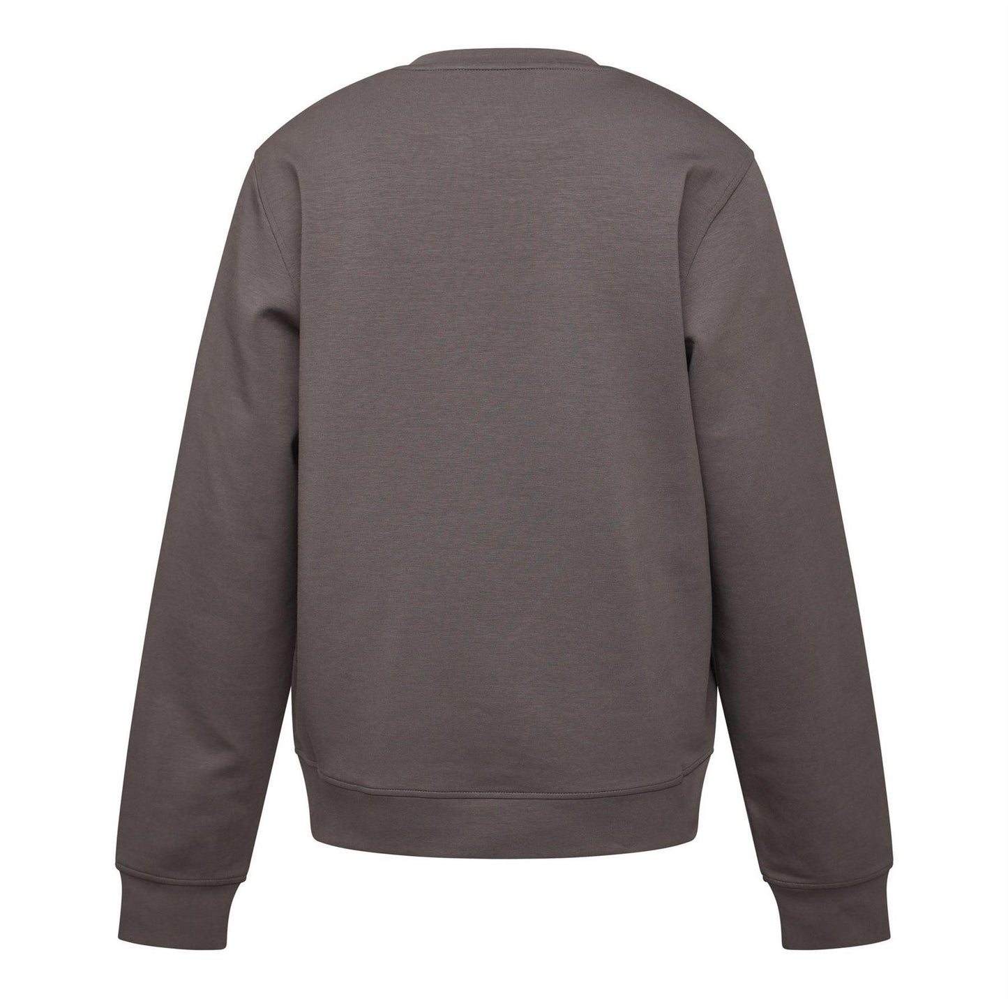 Charcoal Grey - Back - Belstaff Mens Box Logo Crew Neck Sweatshirt