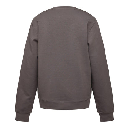 Charcoal Grey - Back - Belstaff Mens Box Logo Crew Neck Sweatshirt