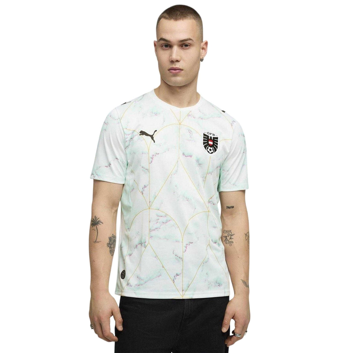 White-Mint - Lifestyle - Puma Mens World Cup 2026 Austria FC Away Shirt
