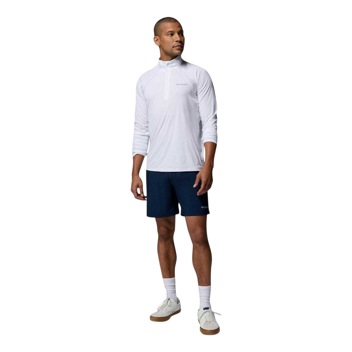 Collegiate Navy - Side - Columbia Mens Valley Hiking Shorts