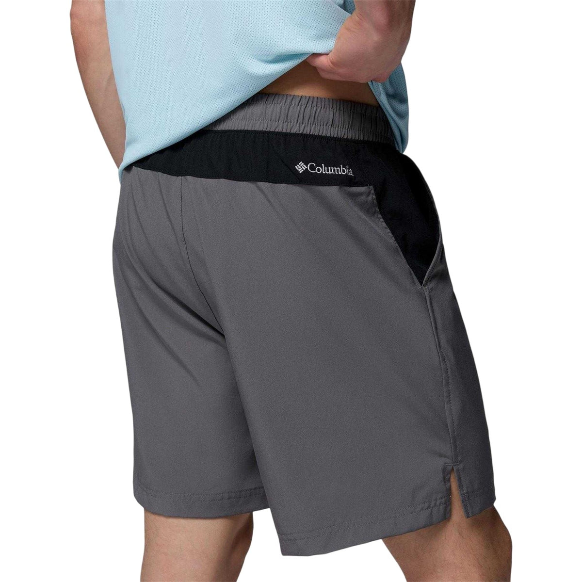 Grey - Back - Columbia Mens Valley Hiking Shorts