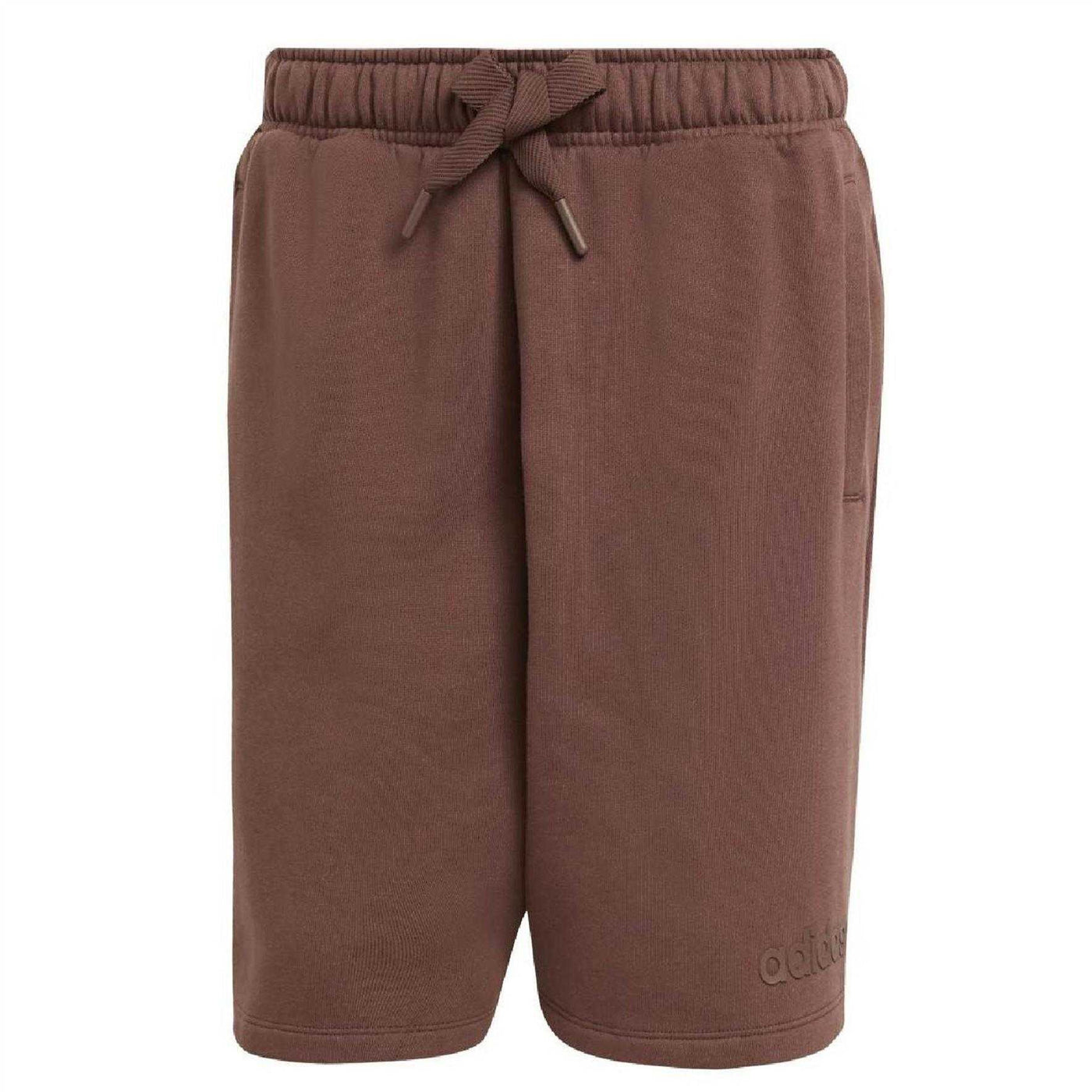 Auburn - Front - Adidas Womens-Ladies Essentials Linear Oversized Sweat Shorts