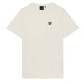 White - Front - Lyle & Scott Mens Stripe Textured T-Shirt