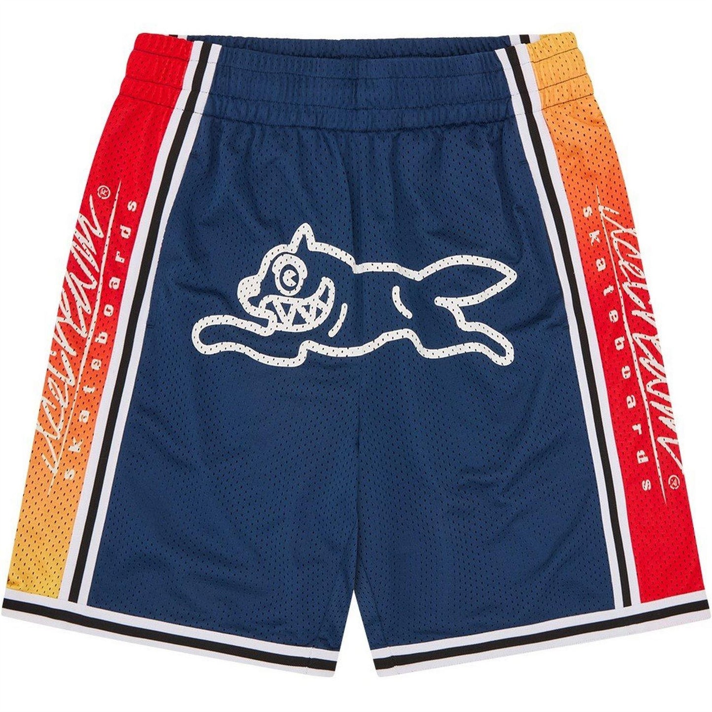 Navy - Front - ICECREAM Mens Woven Basketball Shorts