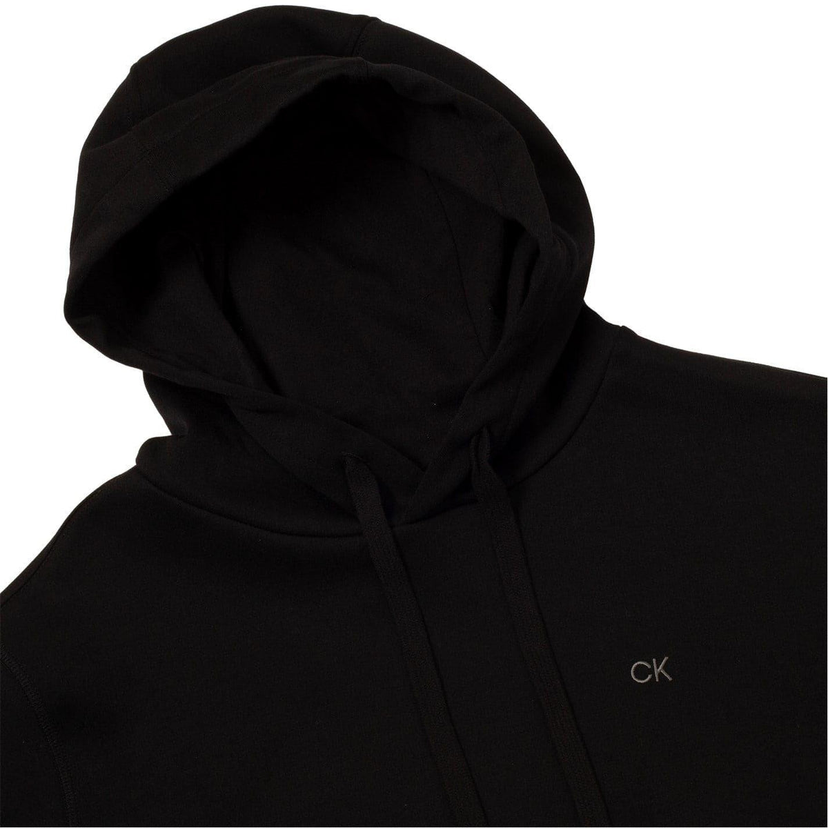 Black - Side - Calvin Klein Mens Tech Regular Golf Hoodie