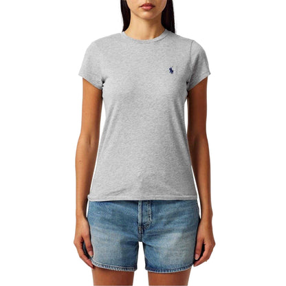 Heather Grey - Lifestyle - Ralph Lauren Womens-Ladies Jersey T-Shirt