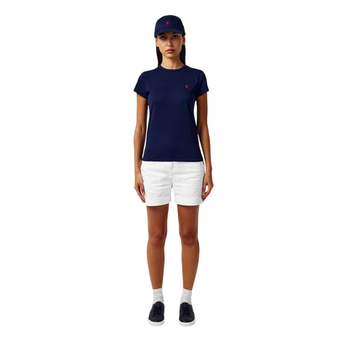 Navy - Lifestyle - Ralph Lauren Womens-Ladies Jersey T-Shirt