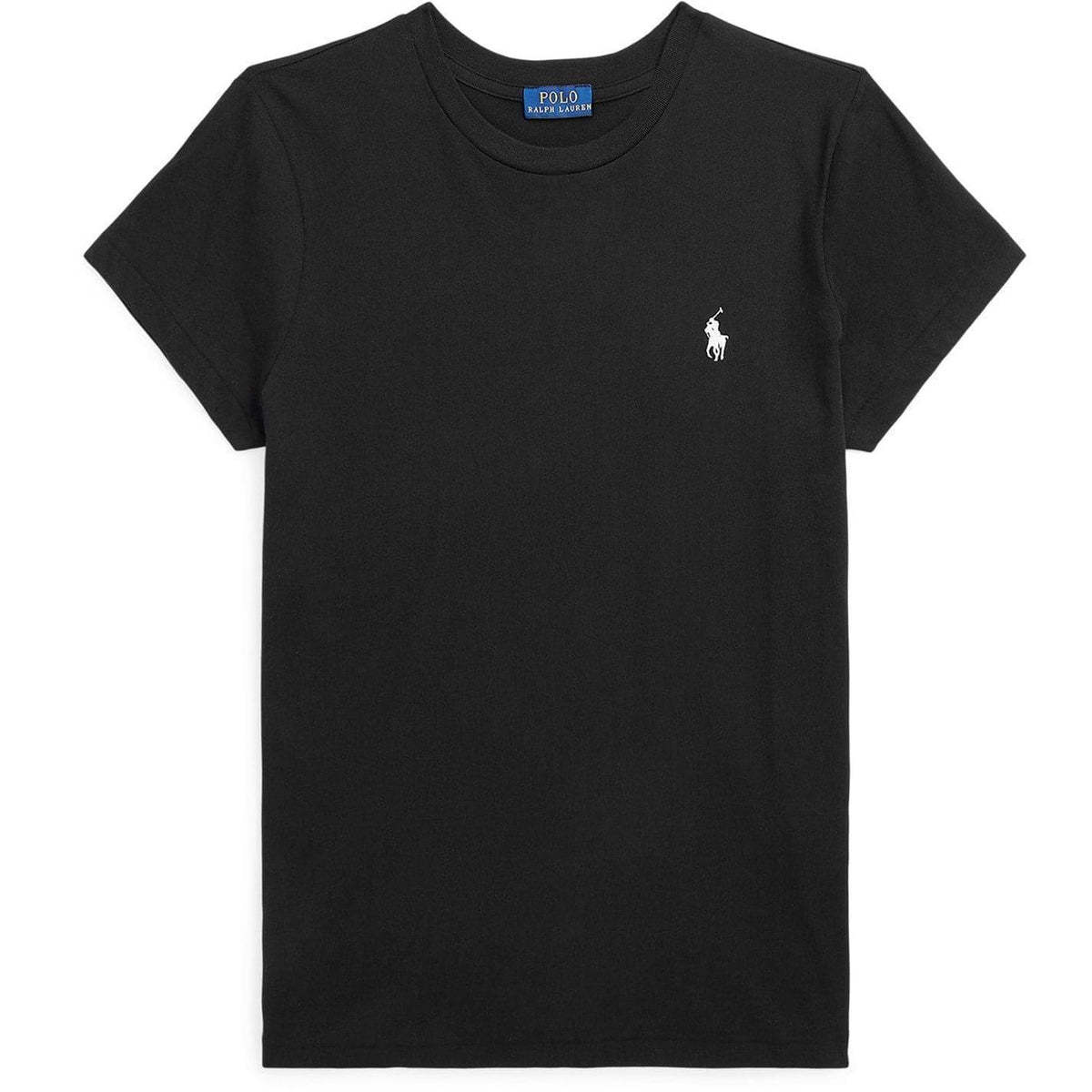 Black - Front - Ralph Lauren Womens-Ladies Jersey T-Shirt