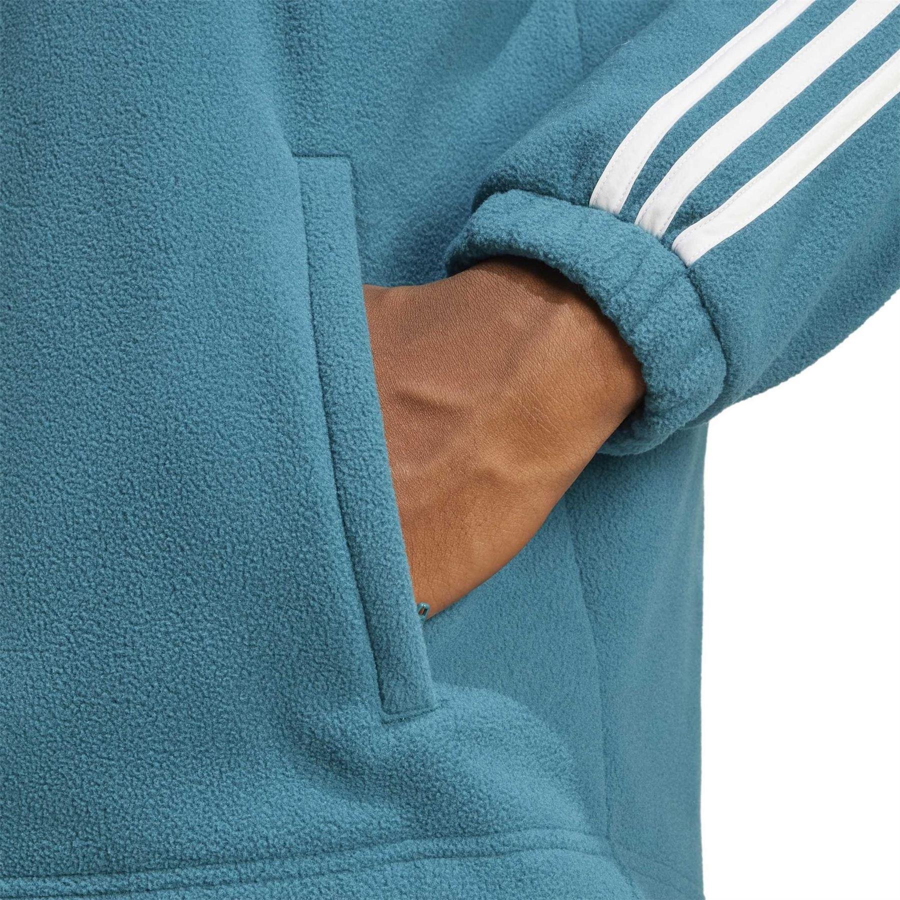 Teal - Lifestyle - Adidas Mens Originals Regular Hoodie