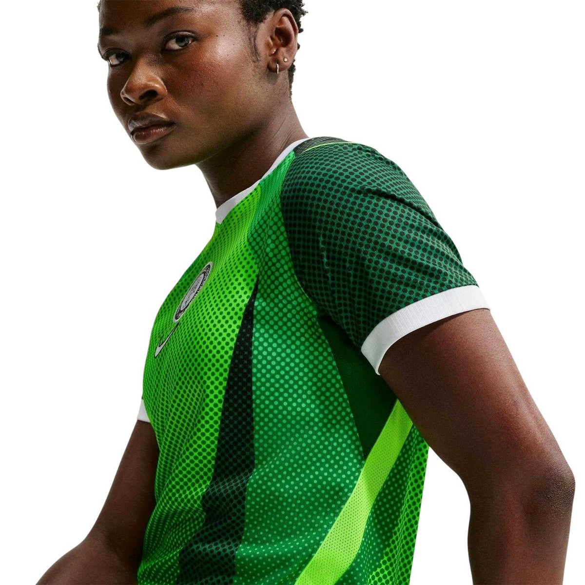 Green-White - Lifestyle - Nike Womens-Ladies 2026 Nigeria FC Home Shirt