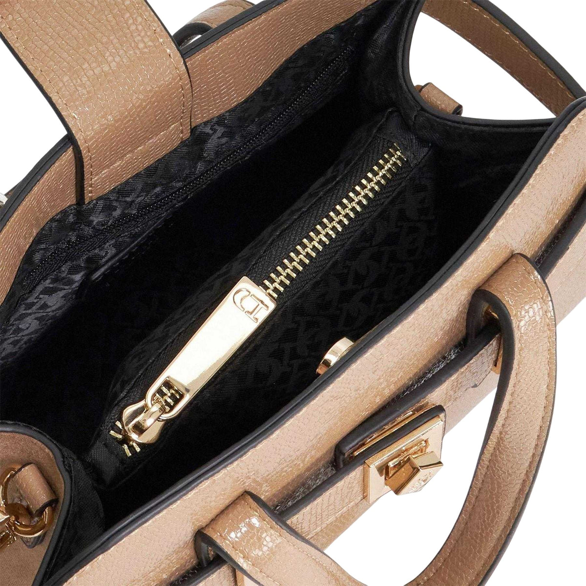 Taupe - Lifestyle - Dune London Delineate Shoulder Bag