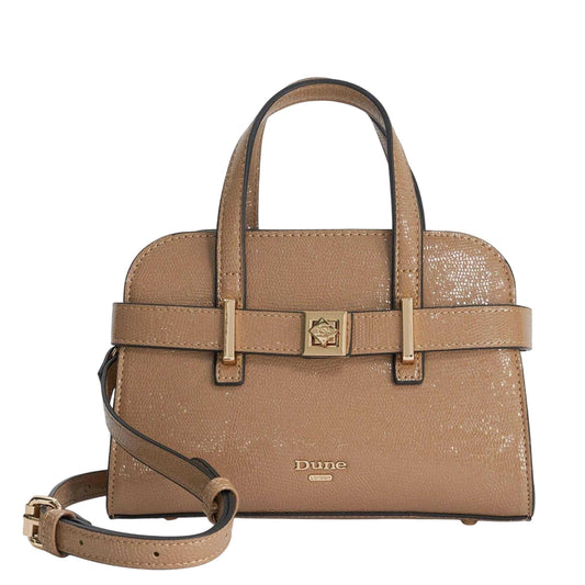 Taupe - Front - Dune London Delineate Shoulder Bag