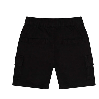 Black - Back - Weekend Offender Boys High Desert Cargo Shorts