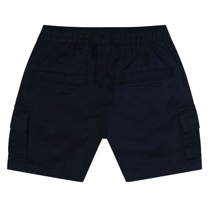 Navy - Back - Weekend Offender Boys High Desert Cargo Shorts