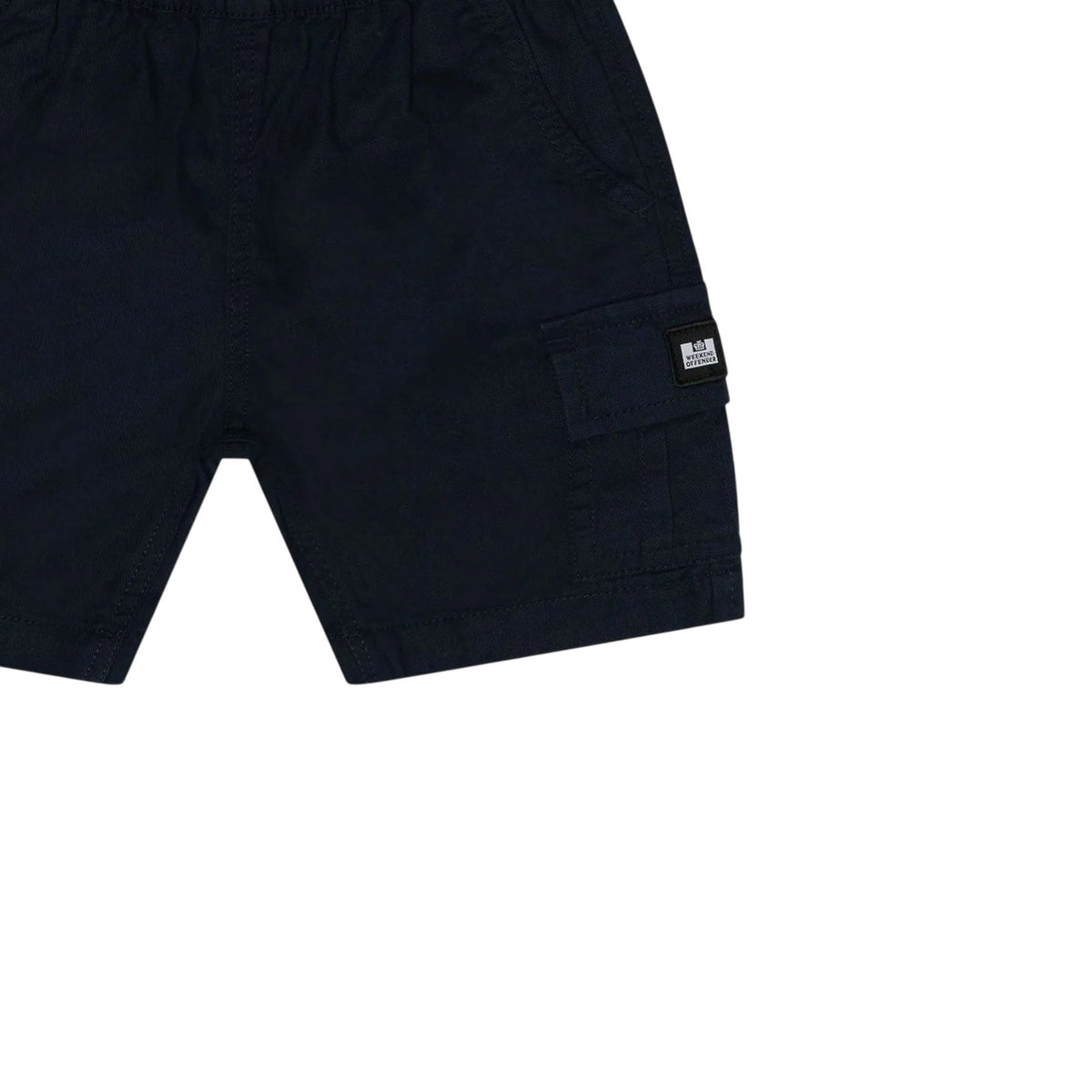 Navy - Side - Weekend Offender Boys High Desert Cargo Shorts