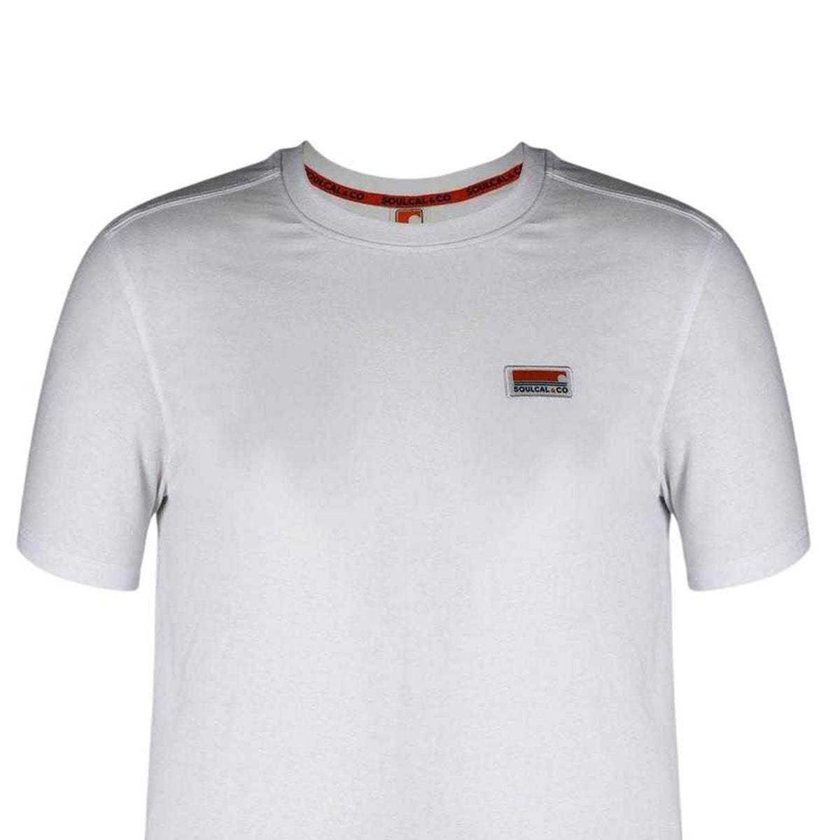 White - Side - SoulCal Mens Regular T-Shirt