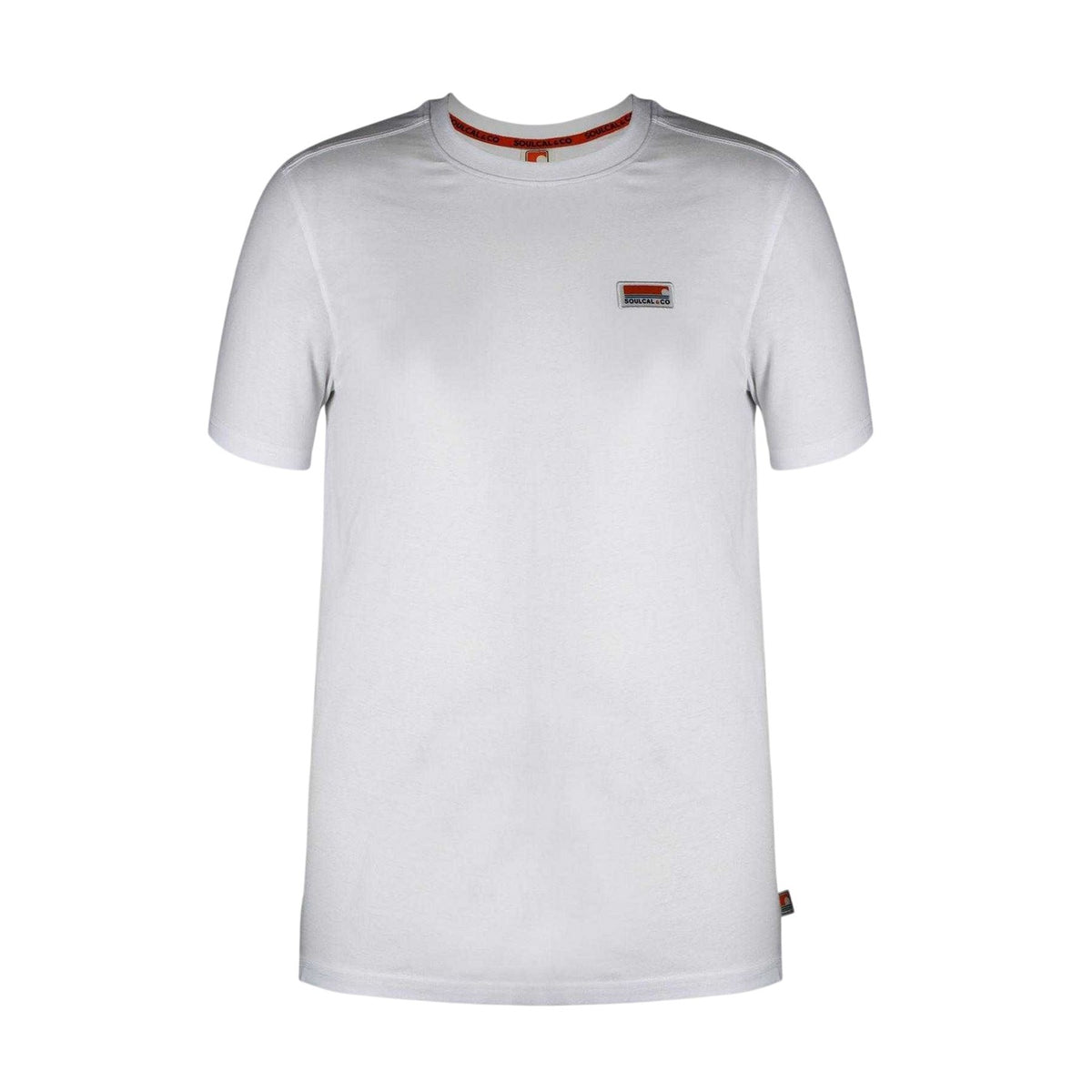 White - Front - SoulCal Mens Regular T-Shirt