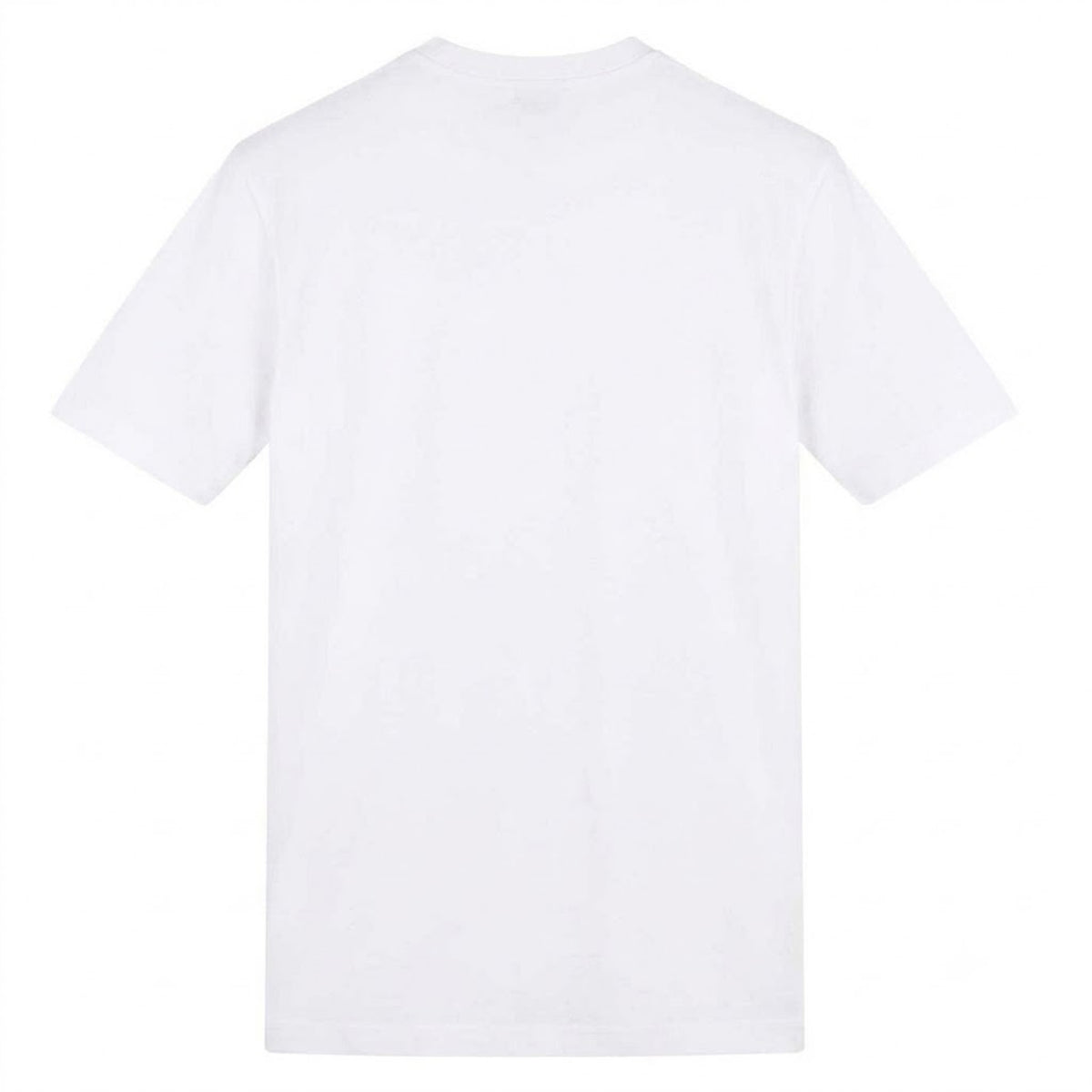 White - Back - Loyalti Unisex Adult Graphic Skull T-Shirt