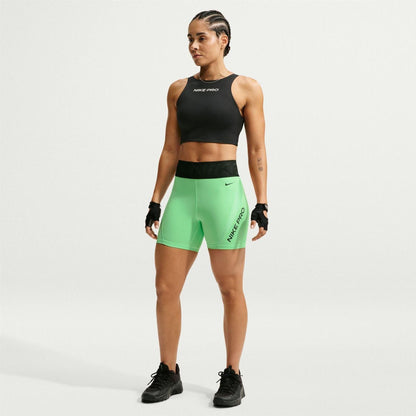 Green - Lifestyle - Nike Womens-Ladies Performance Colour Block Shorts