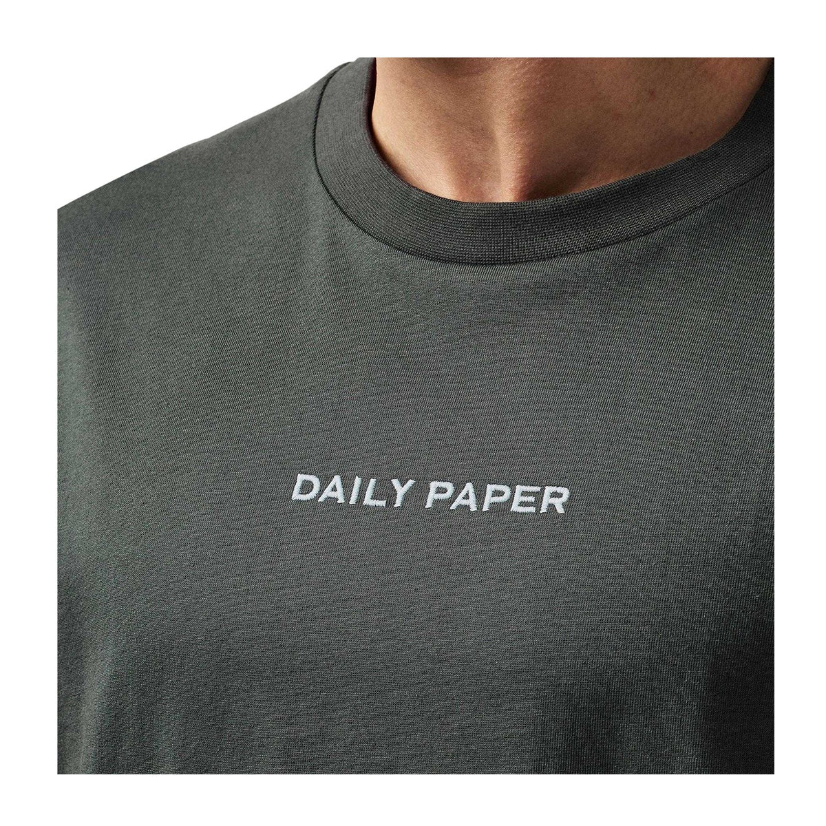 Green - Side - Daily Paper Mens Crew Neck Regular Short-Sleeved T-Shirt