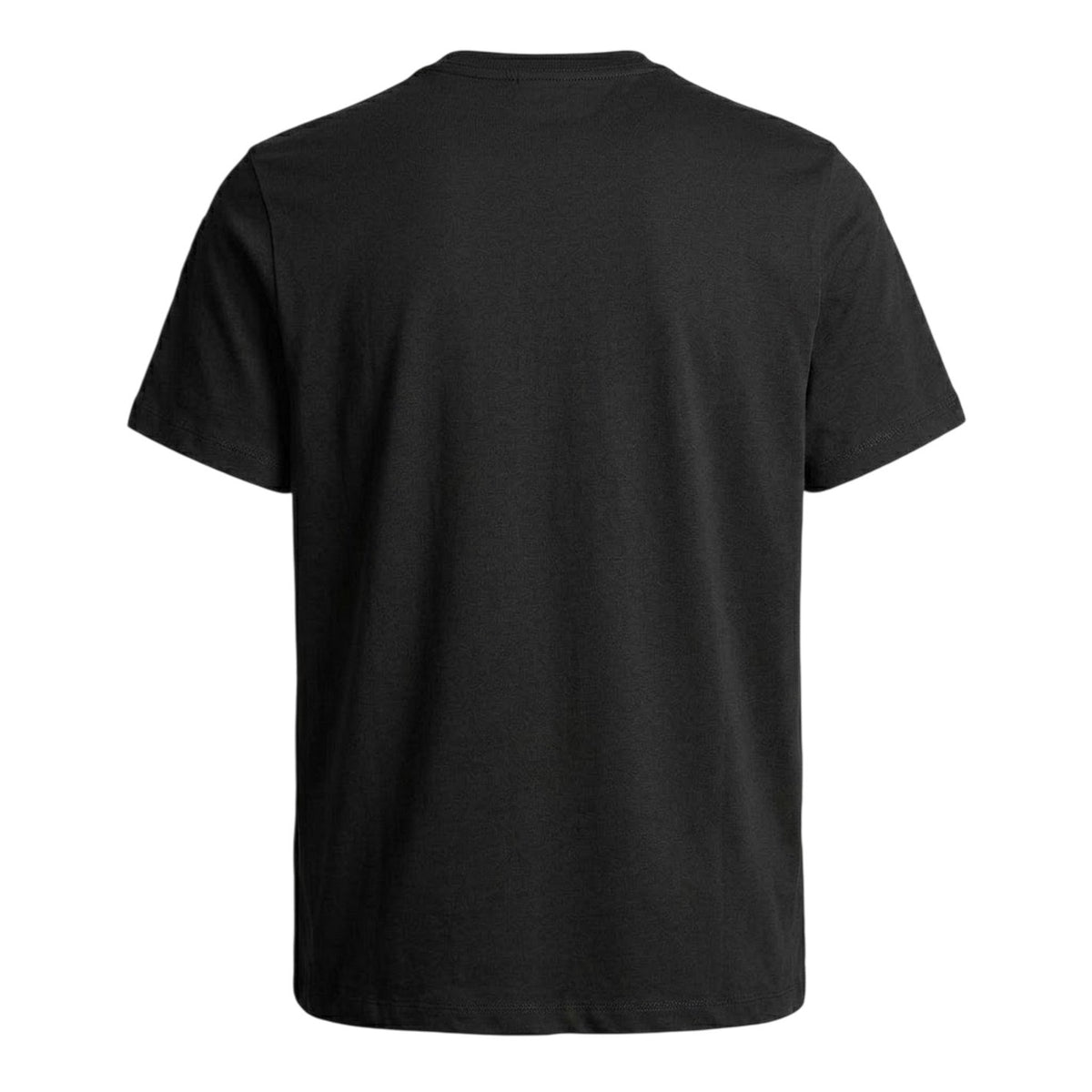 Black - Back - Parajumpers Mens Shispare Cotton T-Shirt