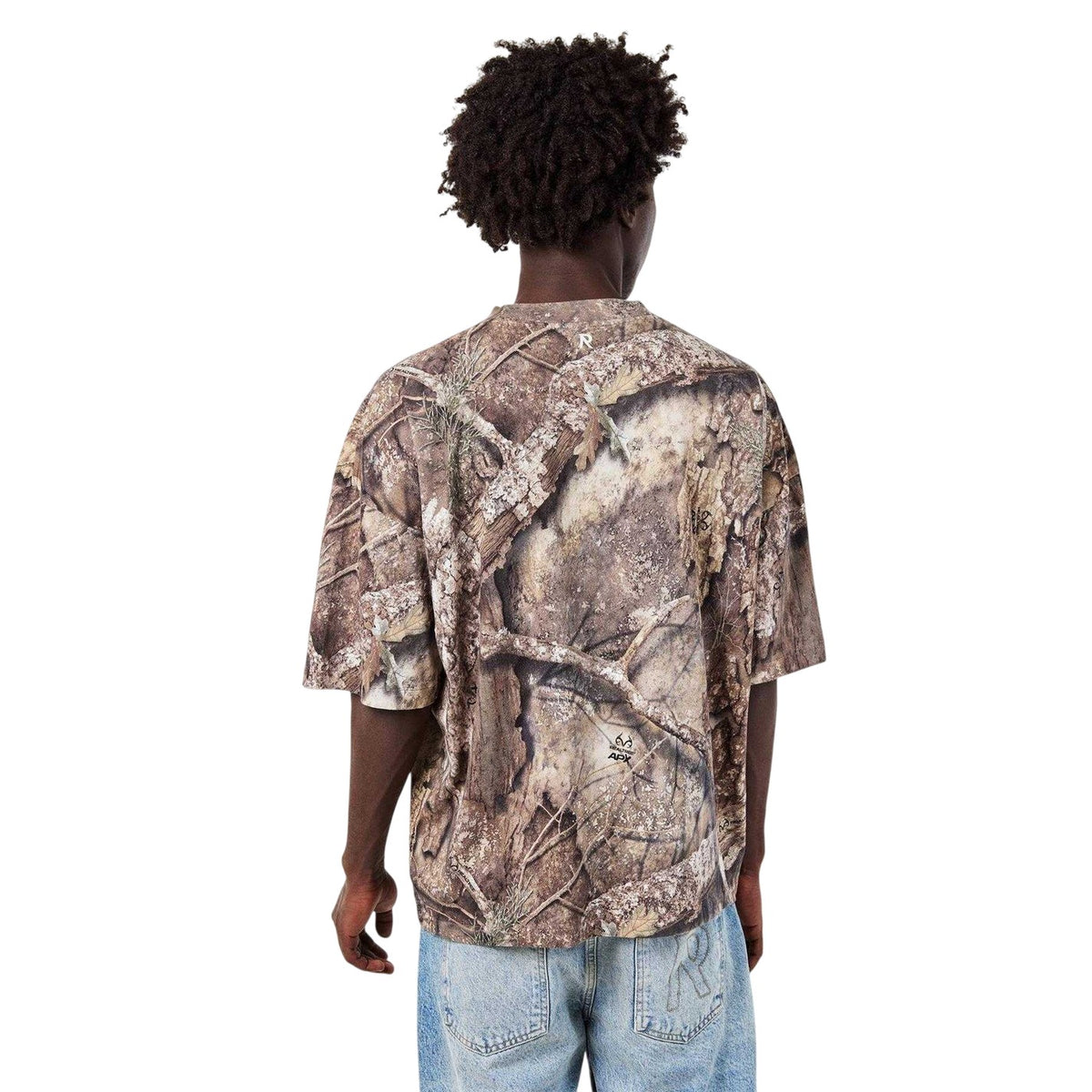 Green Camo - Pack Shot - Represent Mens Camo Oversized T-Shirt