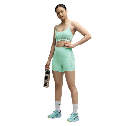 Mint - Pack Shot - Puma Womens-Ladies Hyrox Compression Shorts