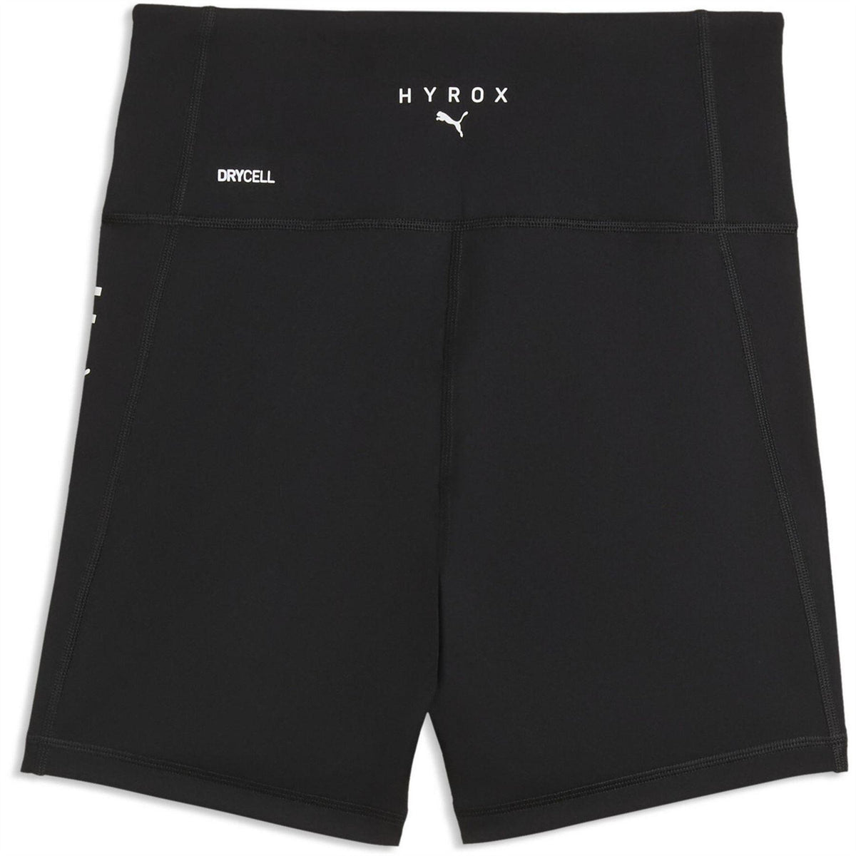 Black - Back - Puma Womens-Ladies Hyrox Compression Shorts