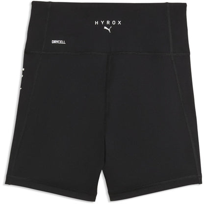 Black - Back - Puma Womens-Ladies Hyrox Compression Shorts