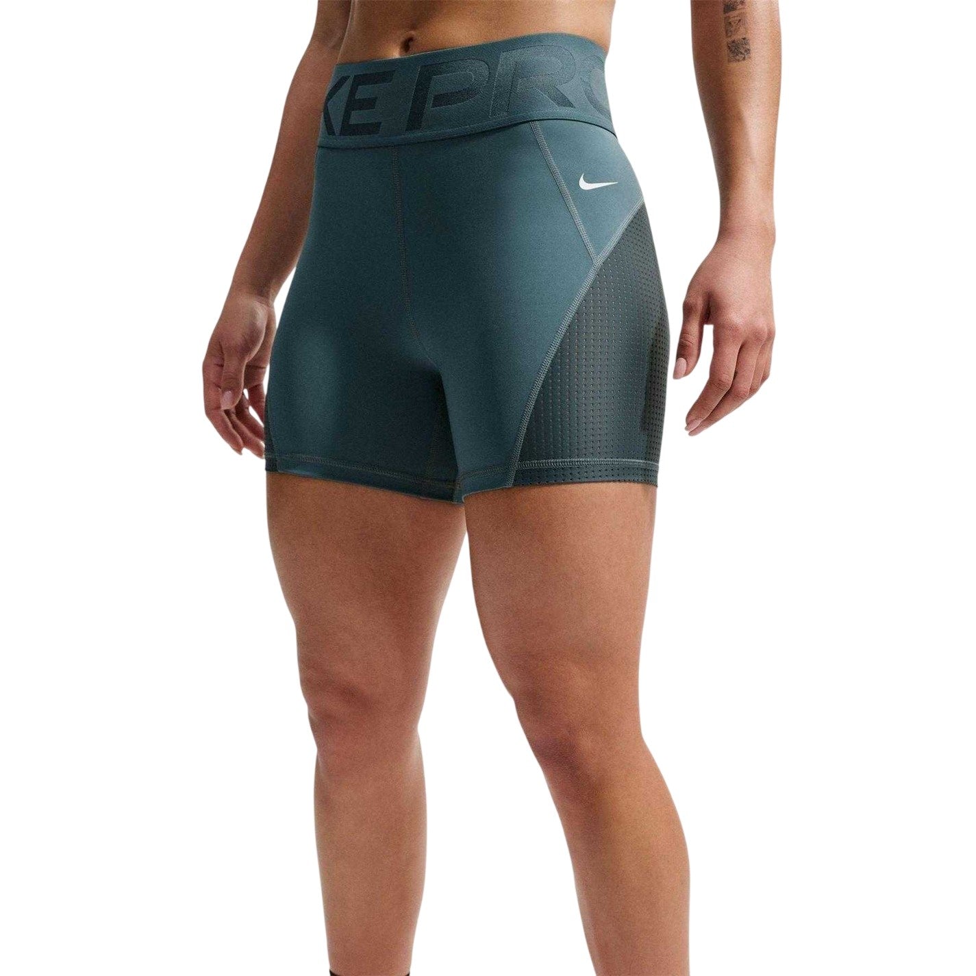 Slate Grey - Pack Shot - Nike Womens-Ladies Performance Performance Gym Shorts