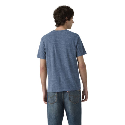 Blue - Back - Levis Mens Original Housemark T-Shirt