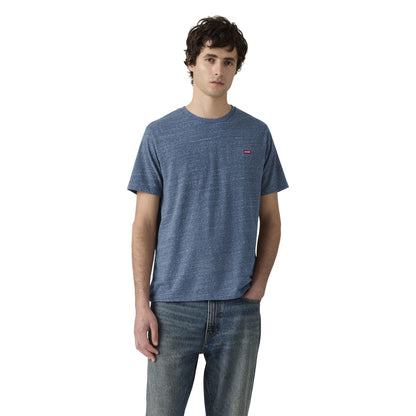 Blue - Side - Levis Mens Original Housemark T-Shirt