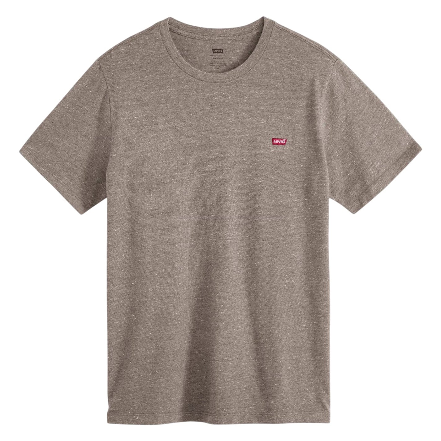 Brown - Front - Levis Mens Original Housemark T-Shirt
