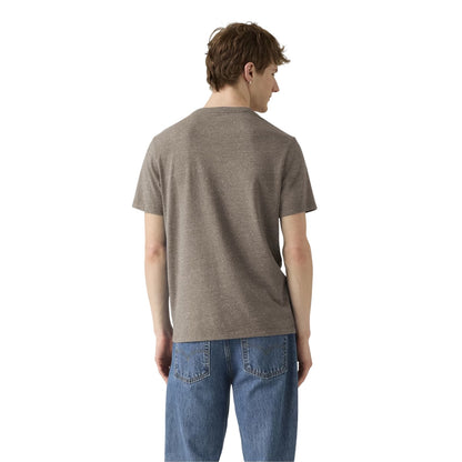 Brown - Back - Levis Mens Original Housemark T-Shirt