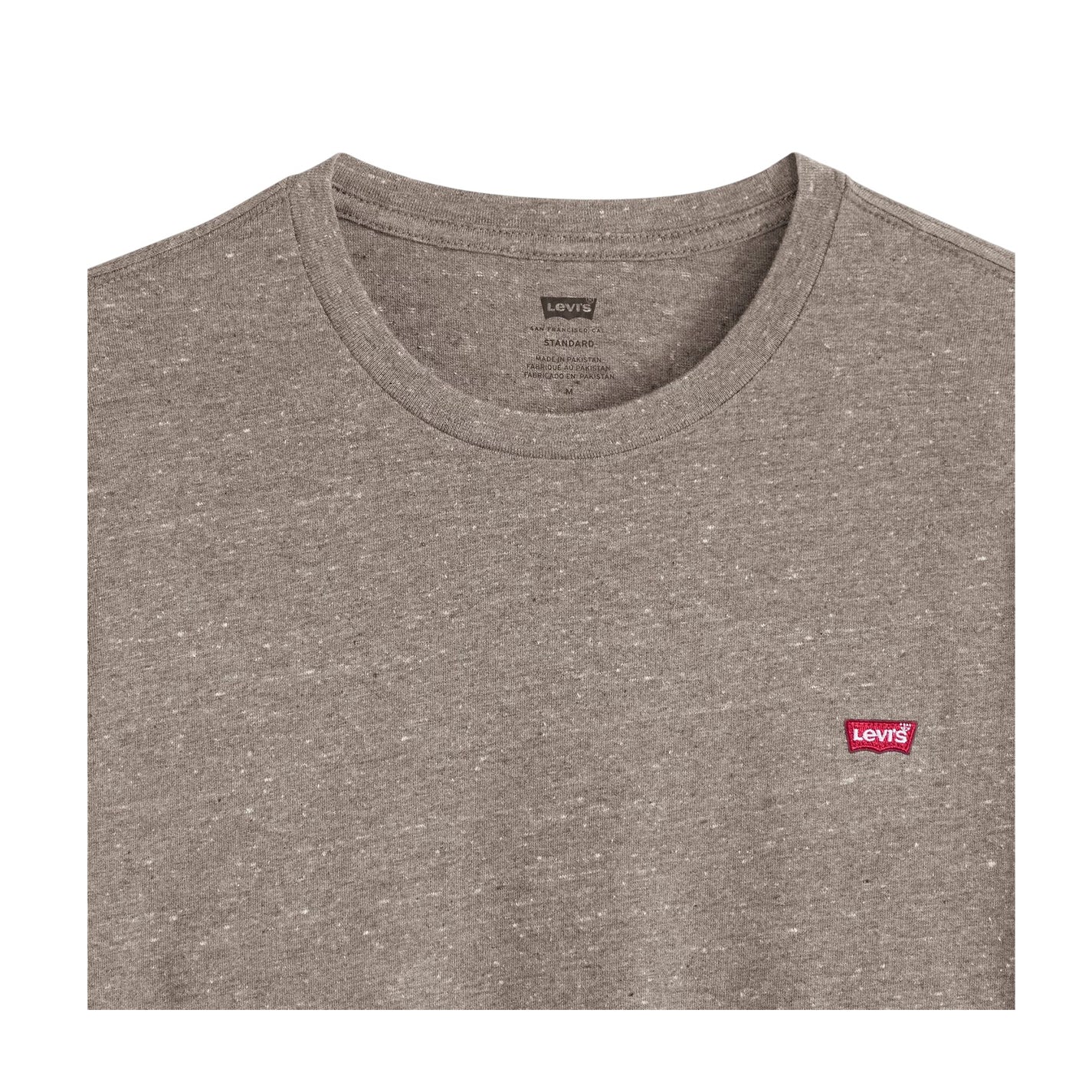 Brown - Side - Levis Mens Original Housemark T-Shirt