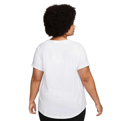 White-Black - Back - Nike Womens-Ladies NSW Club T-Shirt